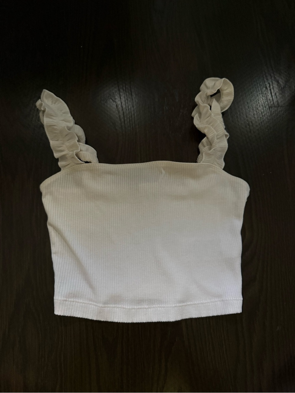 Aritzia Sunday Best Firecracker Ruffle Strap Tank